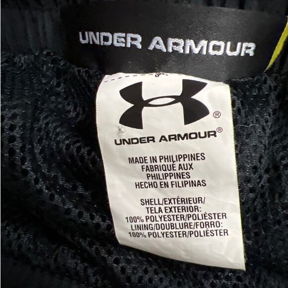 Vintage Y2K Under Armour Mens Track Pant Polyester Mesh Size 2XL Black - Picture 12 of 12